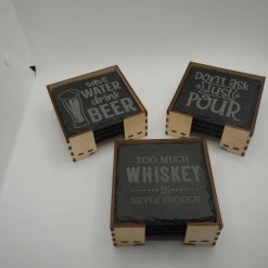 Acrylic or Slate Coasters 9 Acrylic or Slate Coasters 9