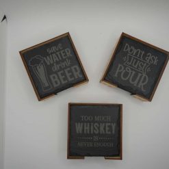 Acrylic or Slate Coasters 8 Acrylic or Slate Coasters 8