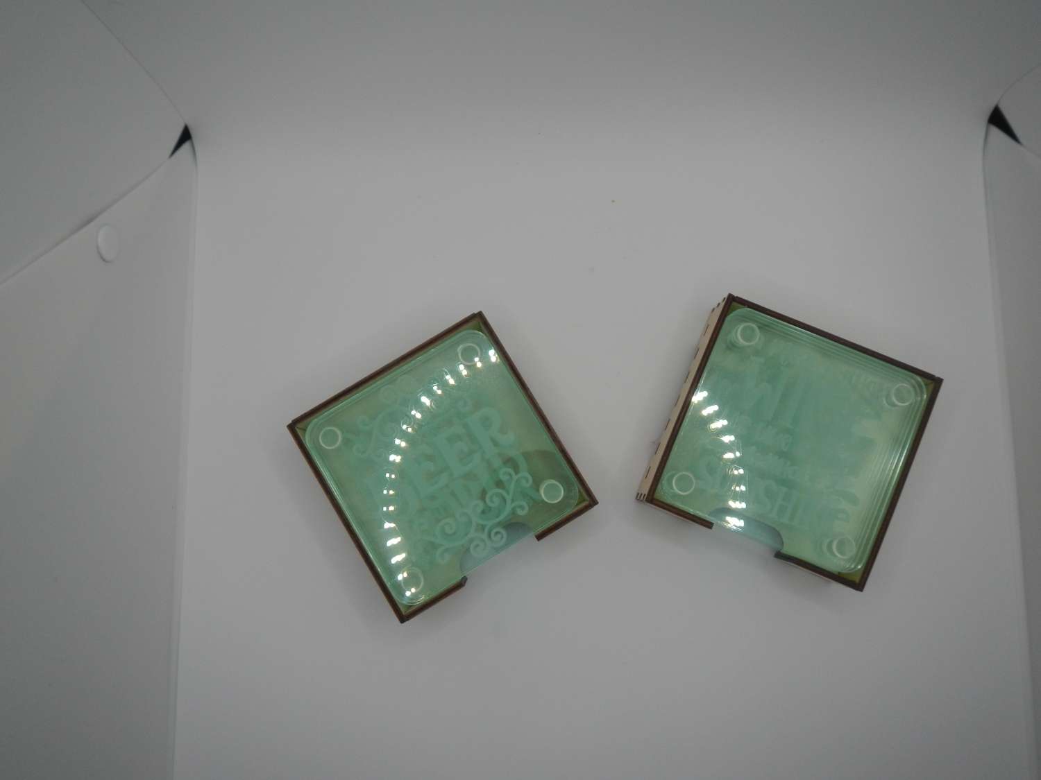 Acrylic or Slate Coasters Acrylic or Slate Coasters