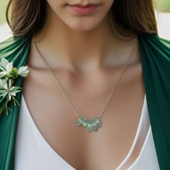 Sea Glass Sea Foam Necklace 4