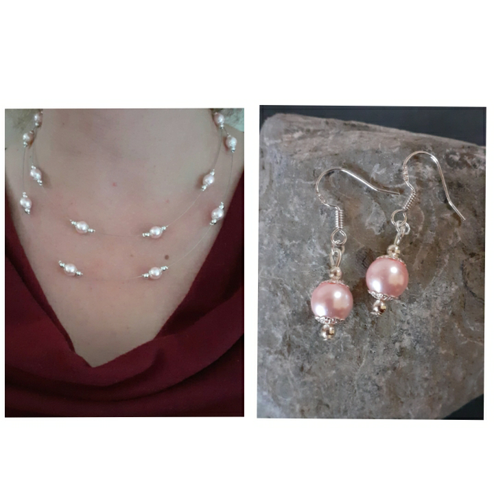 Pink Pearl Jewellery Set Pink Pearl Jewellery Set