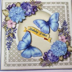 Birthday Wishes Butterfly Card