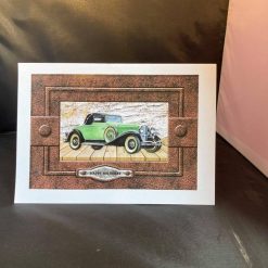 Old Fashioned Car 's Birthday Card