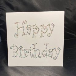 Happy Birthday Crystal Card