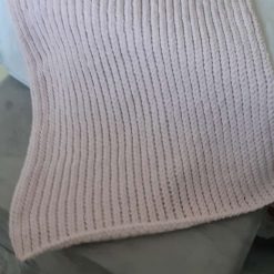 Hand made Dusky Pink Baby Blanket