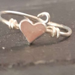 Silver Heart Adjustable Ring