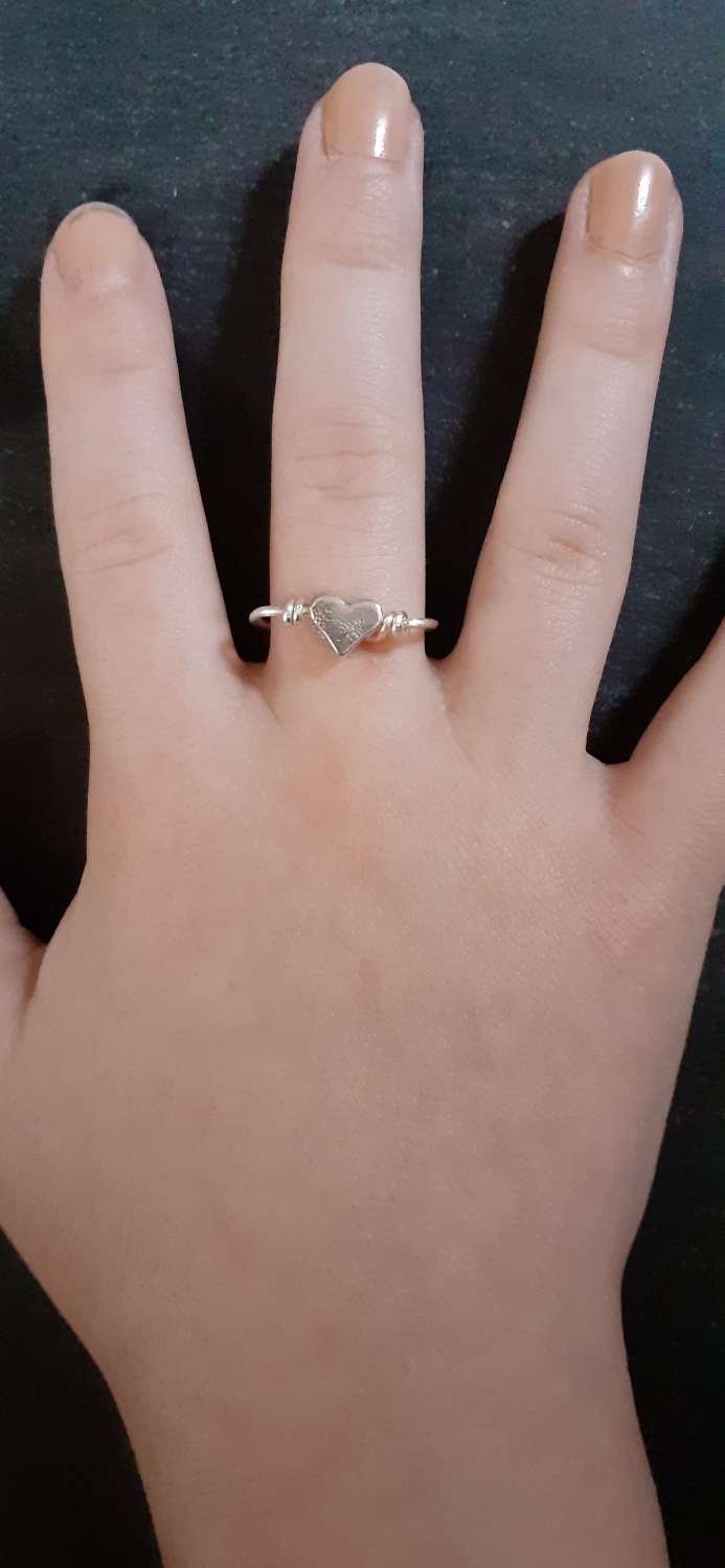 Mother and Daughter Heart Rings Mother and Daughter Heart Rings