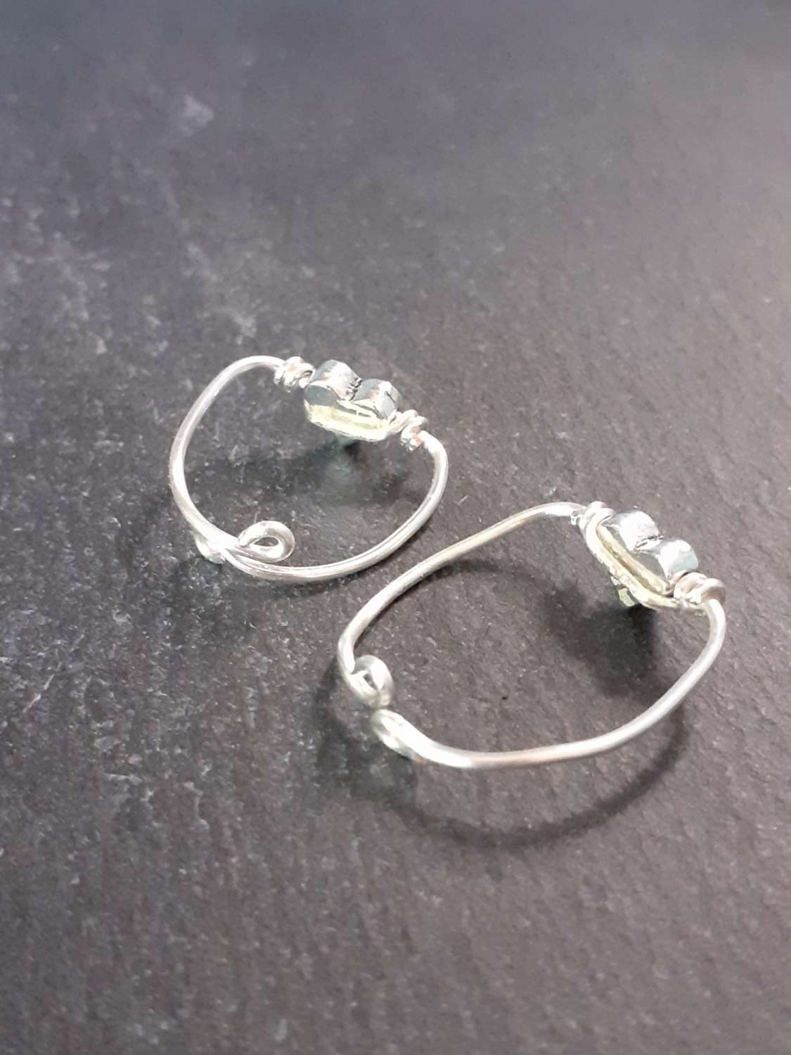 Mother and Daughter Heart Rings Mother and Daughter Heart Rings