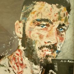 Abstract  guy portrait