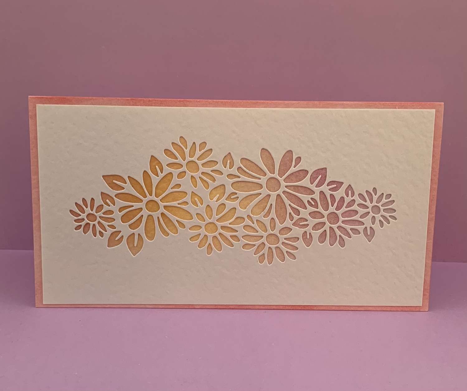 Cut Out Flower Card Cut Out Flower Card