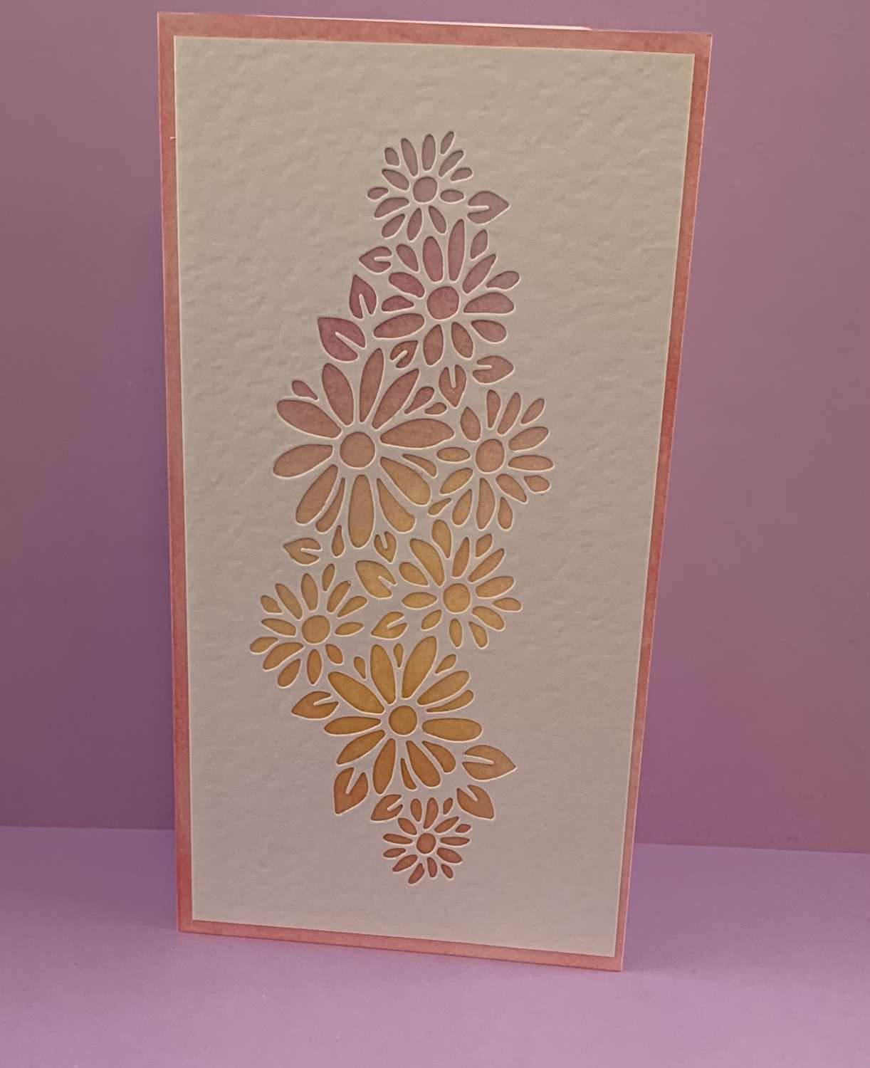 Cut Out Flower Card Cut Out Flower Card