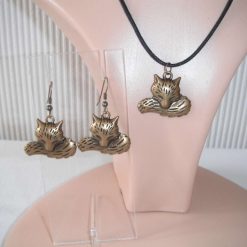 Fox Necklace & Earring Set