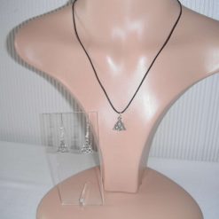 Triquetra Necklace & Earring Set