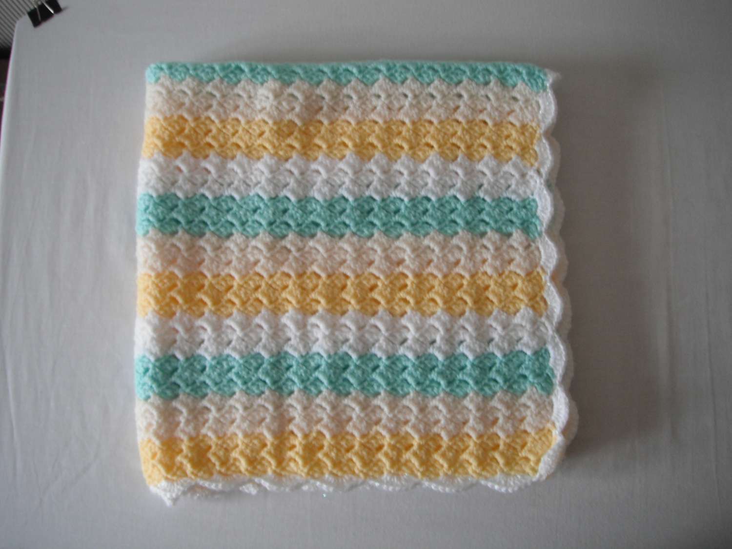 Crocheted Baby Blanket Crocheted Baby Blanket