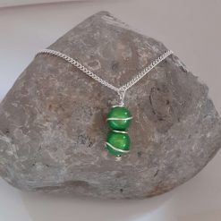 Lime Green Wrapped Jewellery Set 2