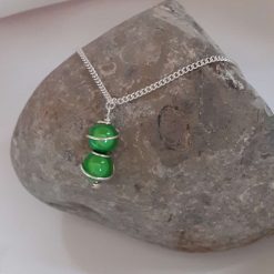 Lime Green Wrapped Jewellery Set 3