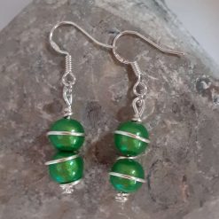 Lime Green Wrapped Jewellery Set 9