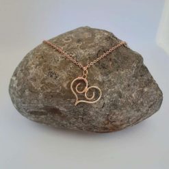 Rose Gold Heart Necklace