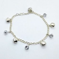 Jingle bells. Bell and silvery drops anklet 3 Jingle bells. Bell and silvery drops anklet 3