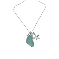 Ocean Sea-foam Sea Glass Necklace