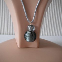 Silver Bead Necklace