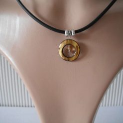 Amber Shell Pendent