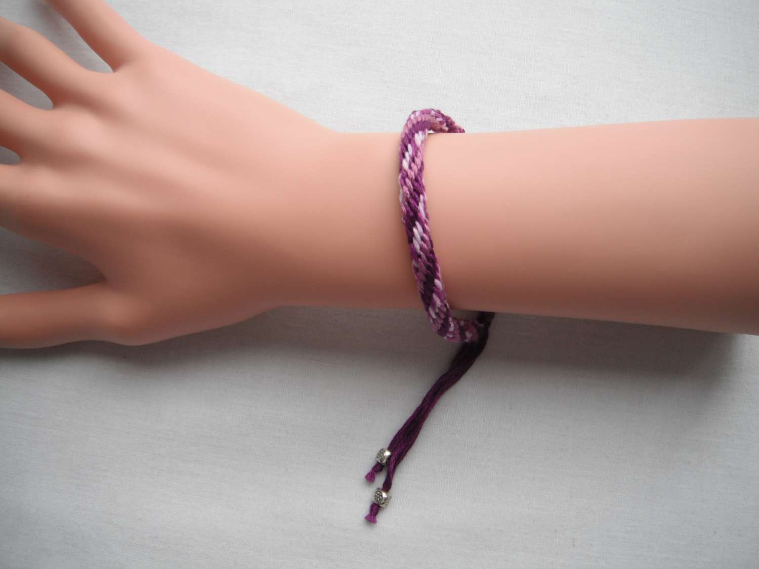 Purple Tones Kumihimo Bracelet Purple Tones Kumihimo Bracelet
