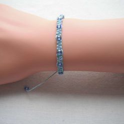 Pale Blue Shamballa Bracelet