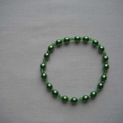 Two Tone Green Pearl Bracelet