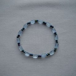 Two Tone Opaque Blue Bracelet