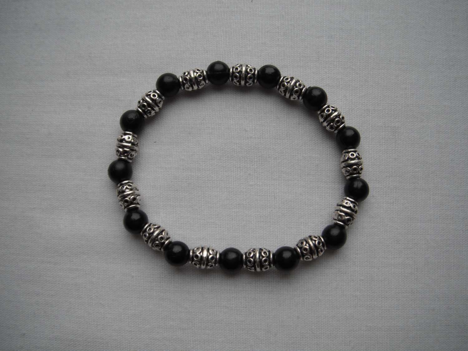 Antique Silver & Black Bracelet Antique Silver & Black Bracelet