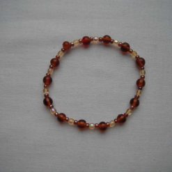 Two Tone Amber Bracelet