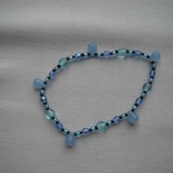 Glow In The Dark Blue Droplet Bracelet