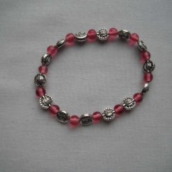 Rose Antique Silver Sun & Moon Bracelet