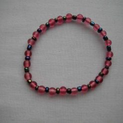 Rose Pink & Petrol Blue Bracelet
