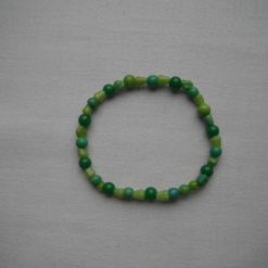 Two Tone Opaque Green Bracelet