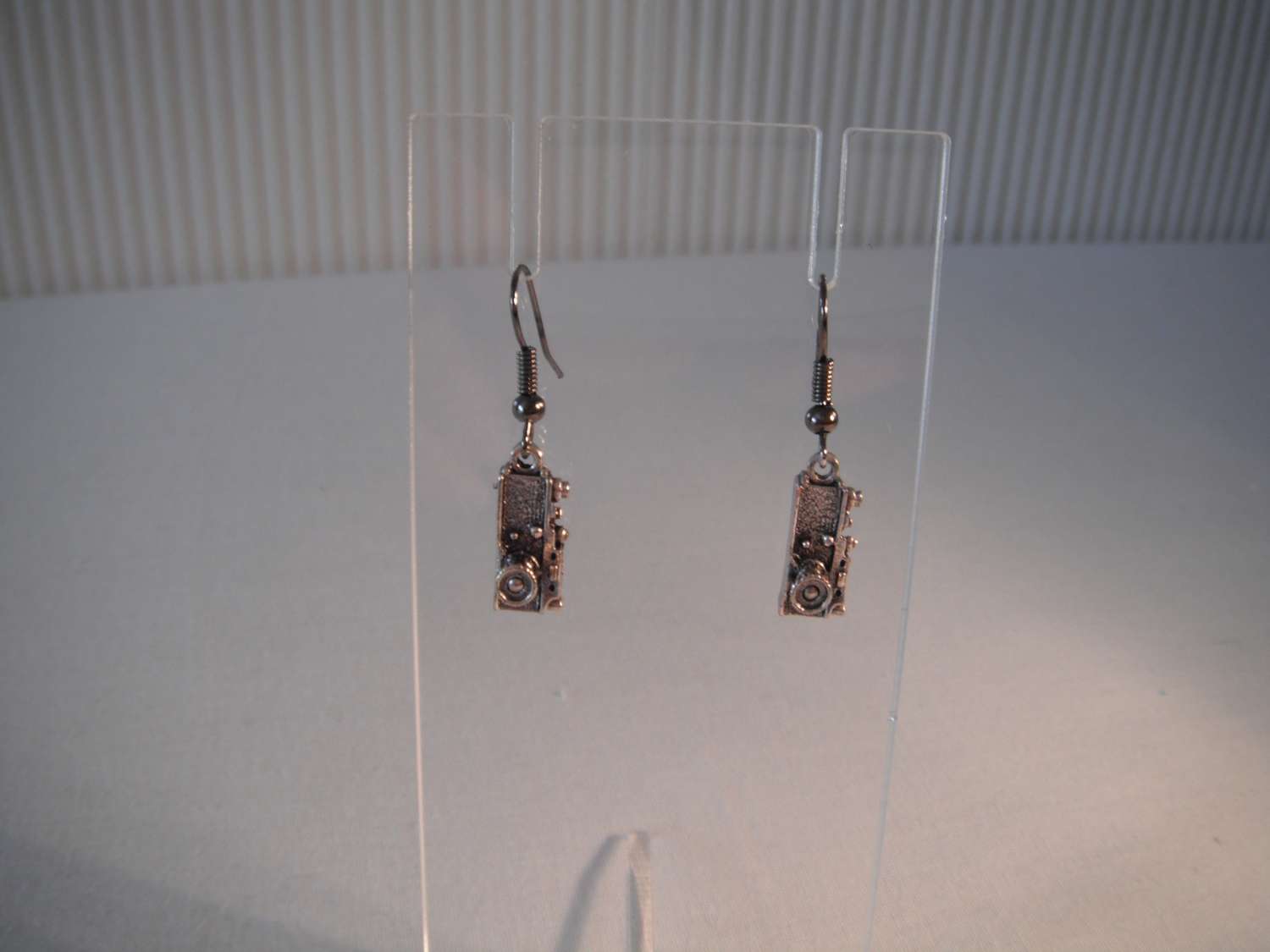 Camera Blackened Earrings Camera Blackened Earrings