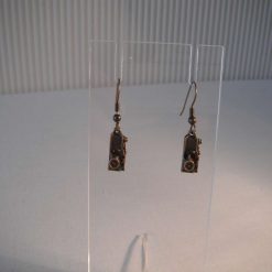Camera Blackened Earrings
