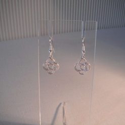 Celtic Knot Silver Plated Earrings