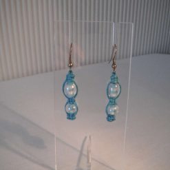 Blue Shambala Earrings