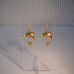 Large Dolphin Earrings