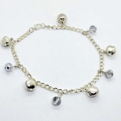 Jingle bells. Bell and silvery drops anklet 2 Jingle bells. Bell and silvery drops anklet 2