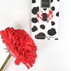 Red and White Studs