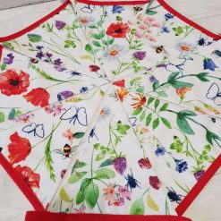 White Floral Bunting 100% cotton, Wild Flower & Insects Bunting, Floral Garland, Garden Bunting, Bee Bunting, Fabric Bunting, 10 double sided flags 2.5m 7 White Floral Bunting 100% cotton, Wild Flower & Insects Bunting, Floral Garland, Garden Bunting, Bee Bunting, Fabric Bunting, 10 double sided flags 2.5m 7