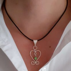 Personalised Birthstone Pendant Necklace 1 Personalised Birthstone Pendant Necklace 1