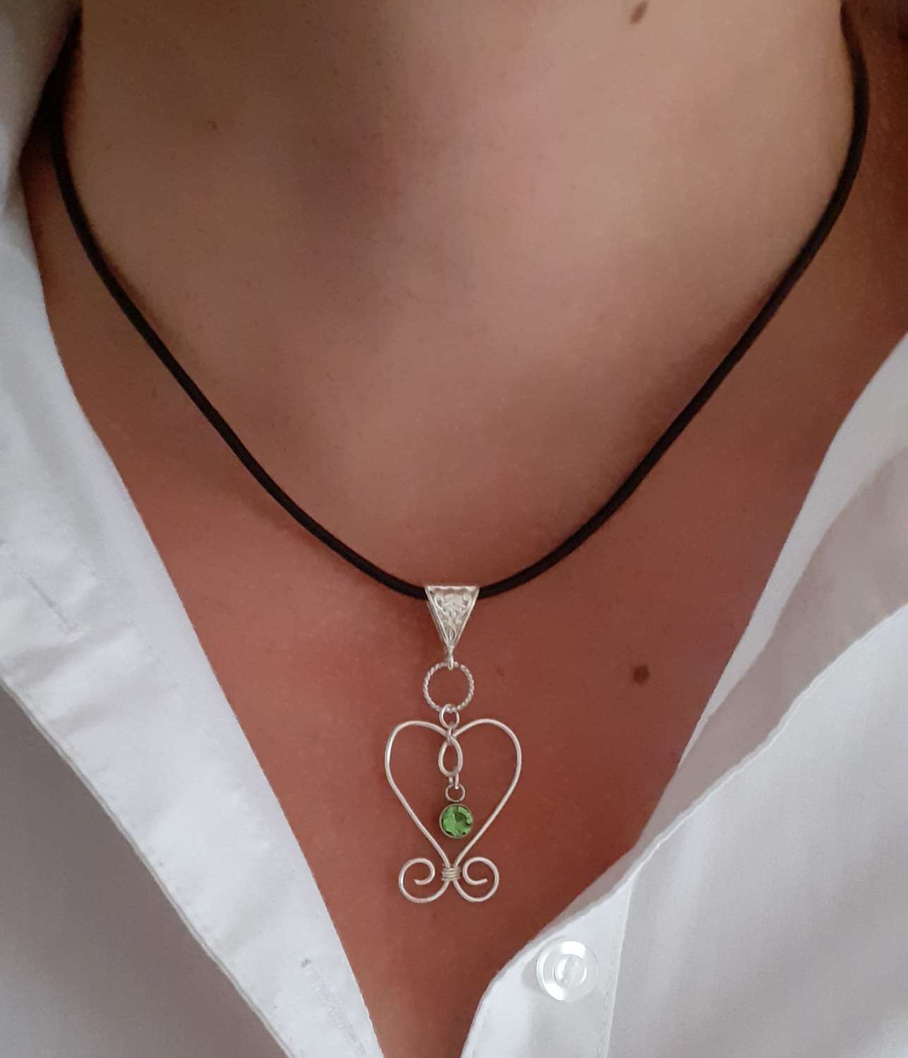Personalised Birthstone Pendant Necklace Personalised Birthstone Pendant Necklace