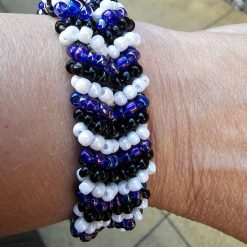 Chevron Bead  Bracelet