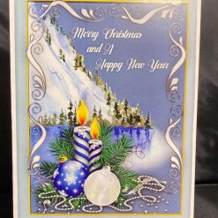 Christmas snowy scene card