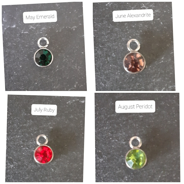 Personalised Birthstone Pendant Necklace Personalised Birthstone Pendant Necklace