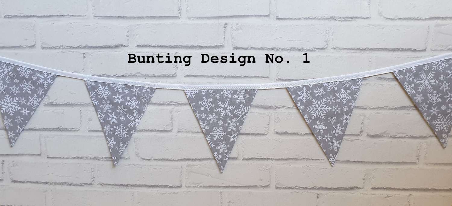 Christmas Table Runner, Christmas Bunting, Grey Snowflake Table Runner, Christmas Table Decoration Christmas Table Runner, Christmas Bunting, Grey Snowflake Table Runner, Christmas Table Decoration